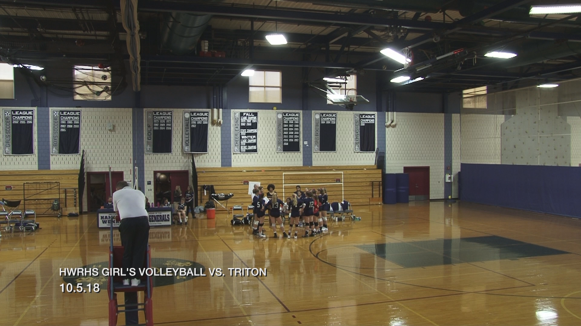 HWRHS Girl’s Volleyball VS Triton 10.5.18
