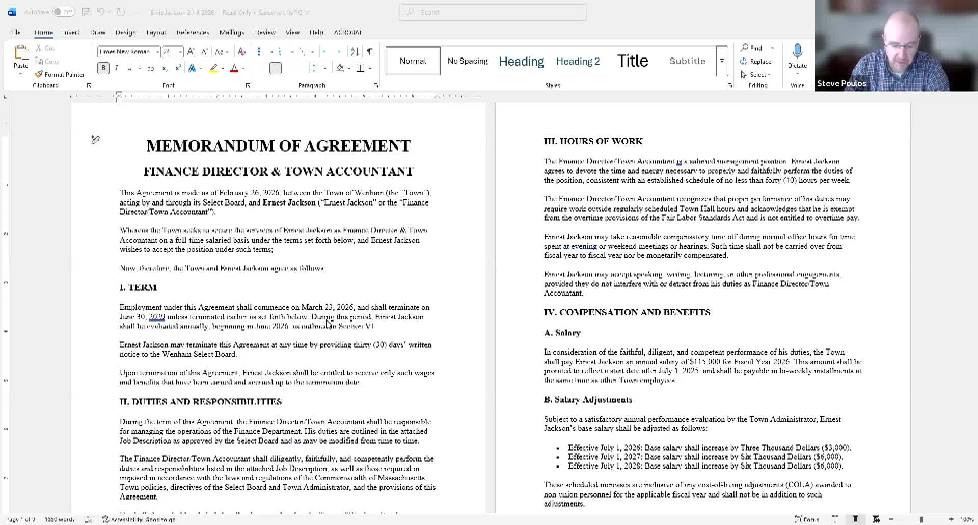 Wenham Select Board 2.27.26