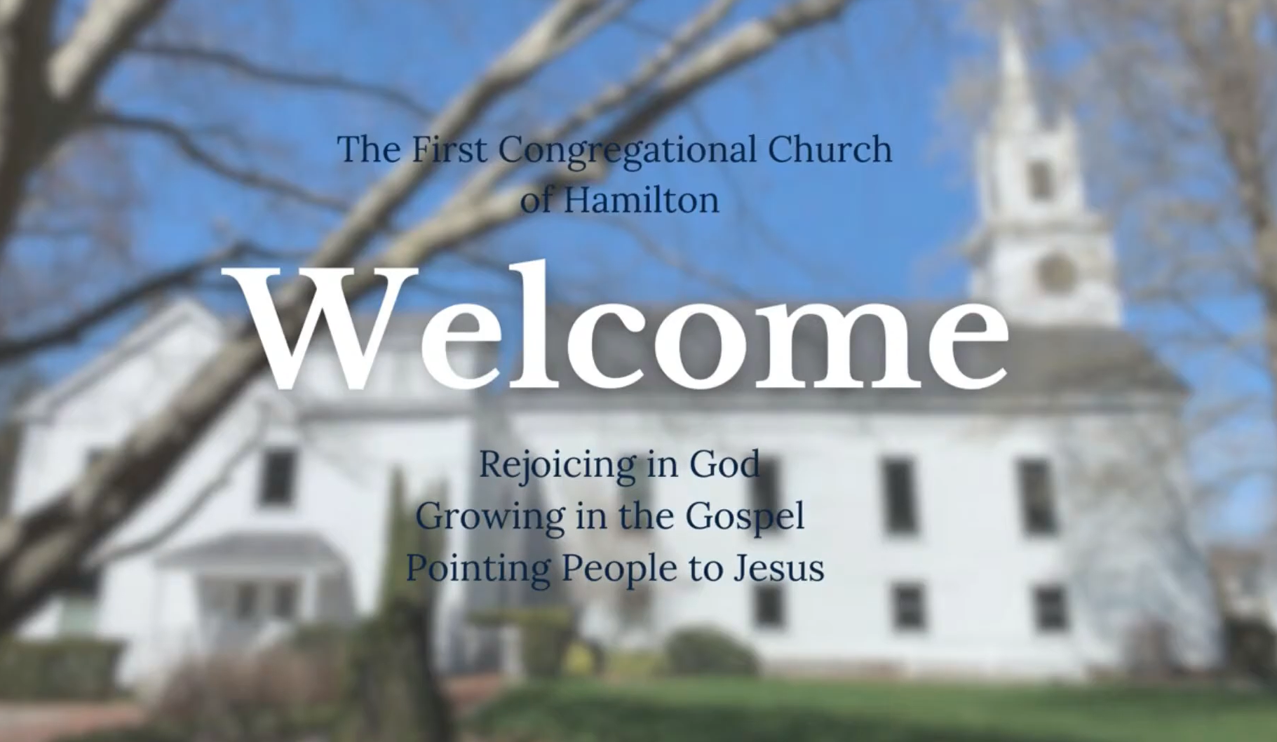 First Congregational Church in Hamilton 3.22.26