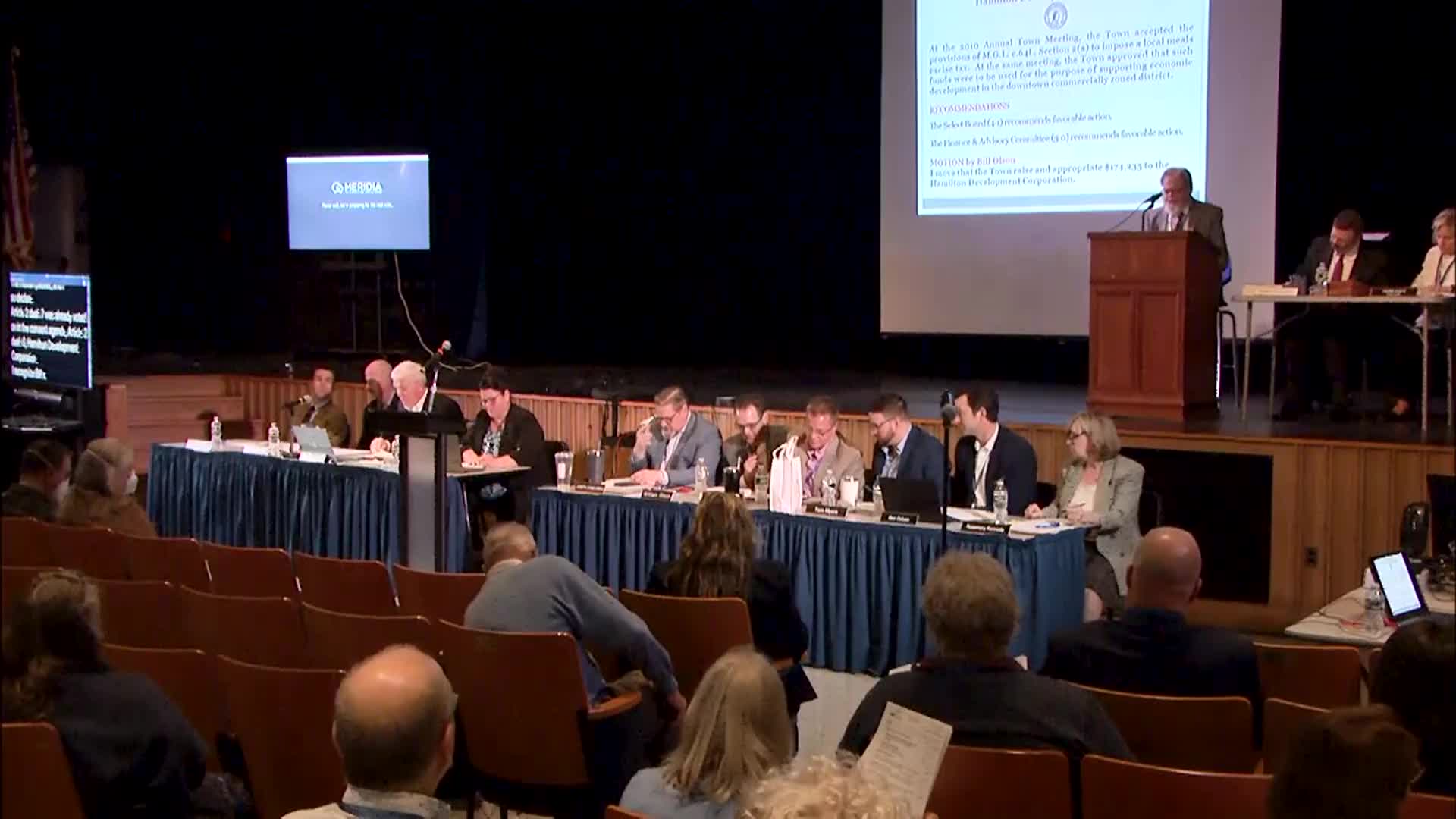 Hamilton Town Meeting 4.11.26